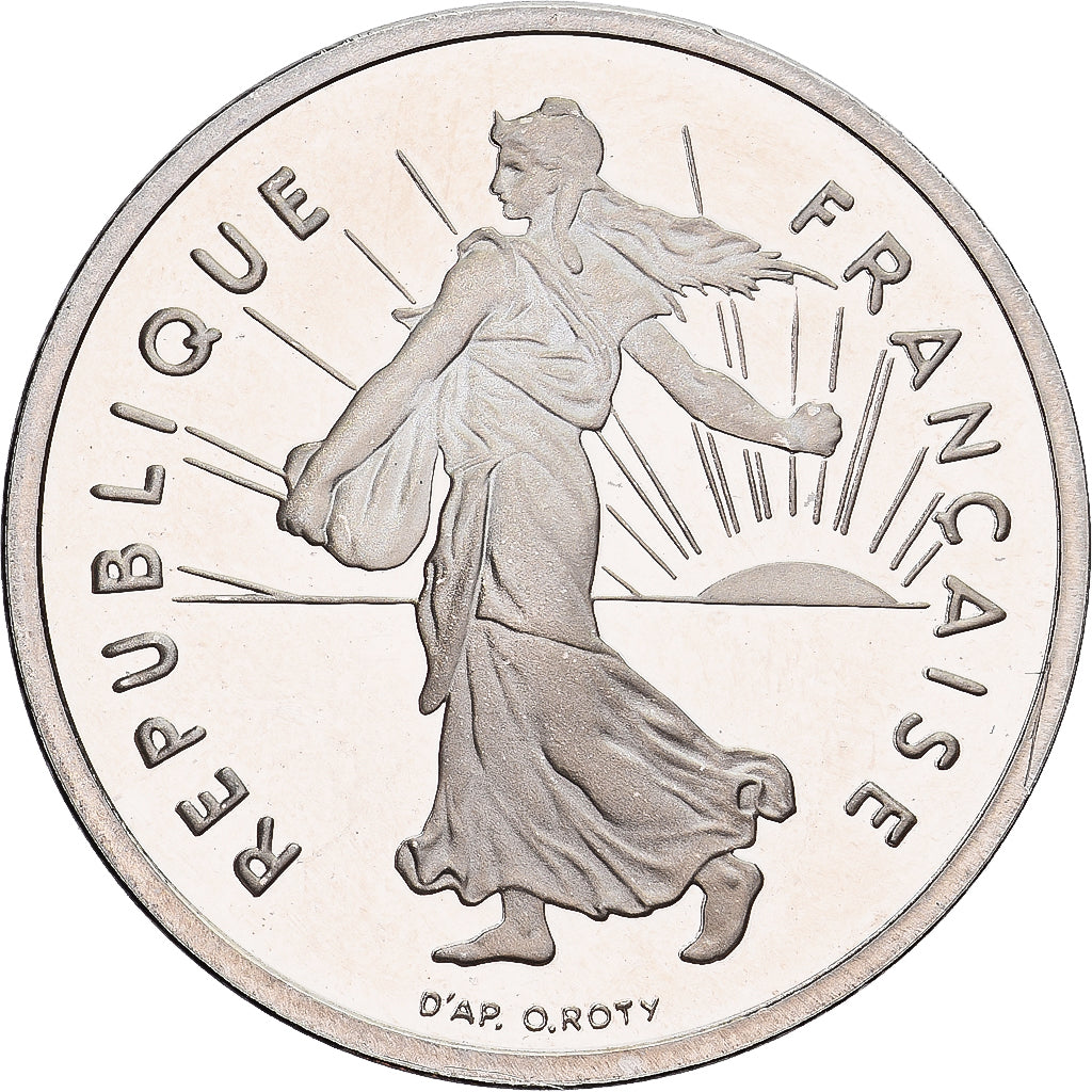 France, 1/2 Franc, Semeuse, 1997, Paris, BE, Copper-nickel, MS(65-70)