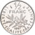 Frankreich, 1/2 Franc, Semeuse, 1997, Paris, BE, Kupfer-Nickel, STGL