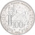 Francja, 100 Francs, Émile Zola - Germinal, 1985, Paris, Srebro, MS(65-70)