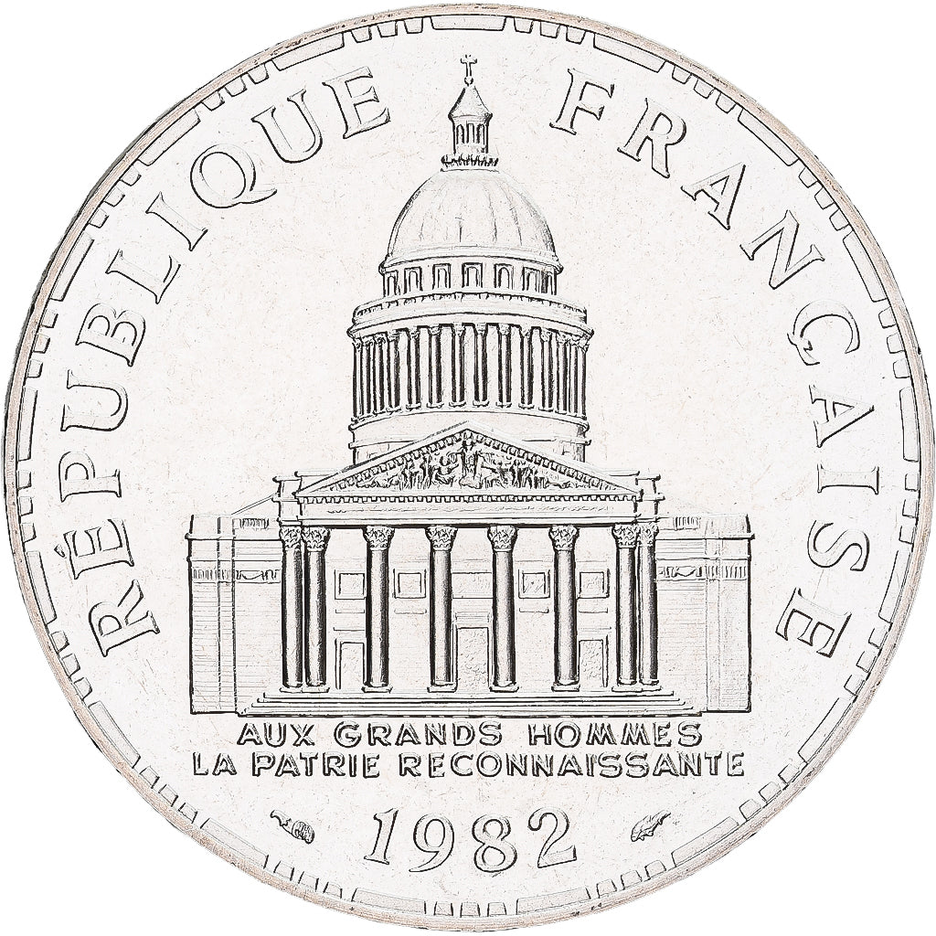 Frankrijk, 100 Francs, Panthéon, 1982, Paris, Zilver, FDC, Gadoury:898