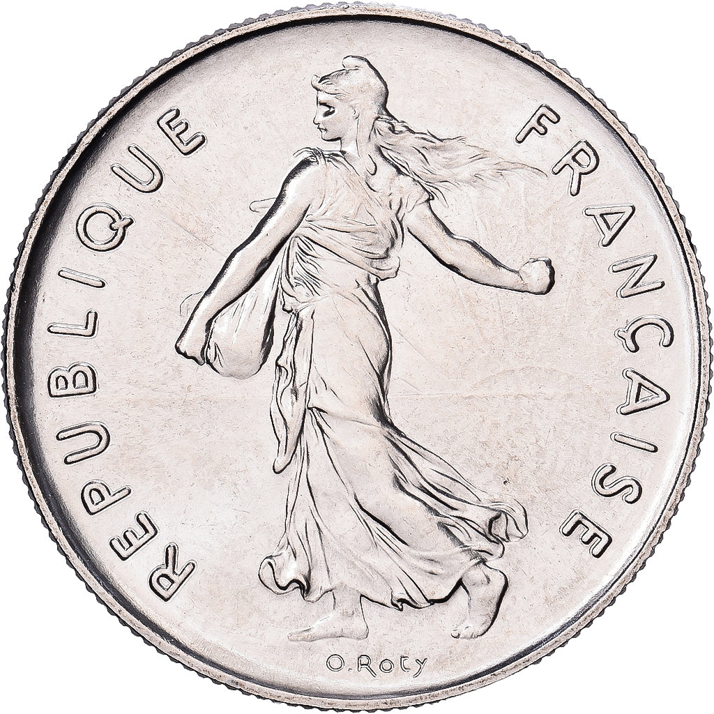 France, 5 Francs, Semeuse, 1981, Paris, Nickel Clad Copper-Nickel, MS(65-70)