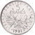 Frankreich, 5 Francs, Semeuse, 1981, Paris, Nickel Clad Copper-Nickel, STGL