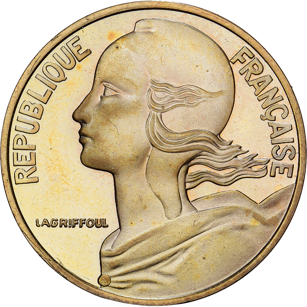 France, 10 Centimes, Marianne, 1997, Paris, BE, Aluminum-Bronze, MS(65-70)