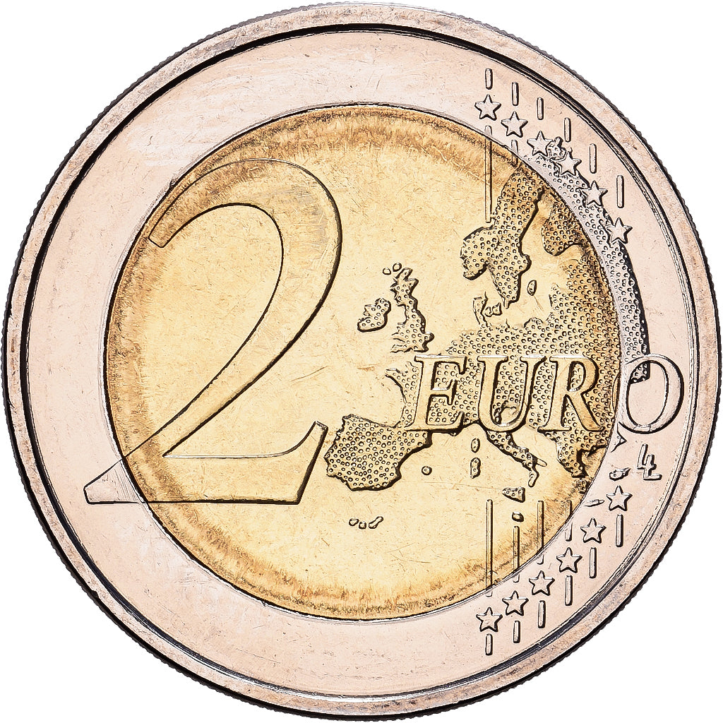 Belgium, Albert II, 2 Euro, 10e anniversaire de l'Union économique et