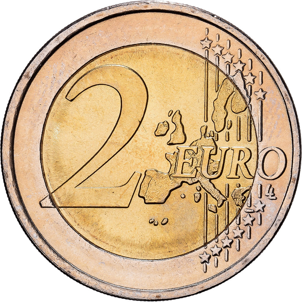 Greece, 2 Euro, 2002, Athens, Bi-Metallic, MS(60-62), KM:188