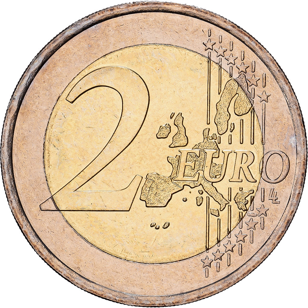 France, 2 Euro, 2001, Paris, Bi-Metallic, MS(60-62), KM:1289