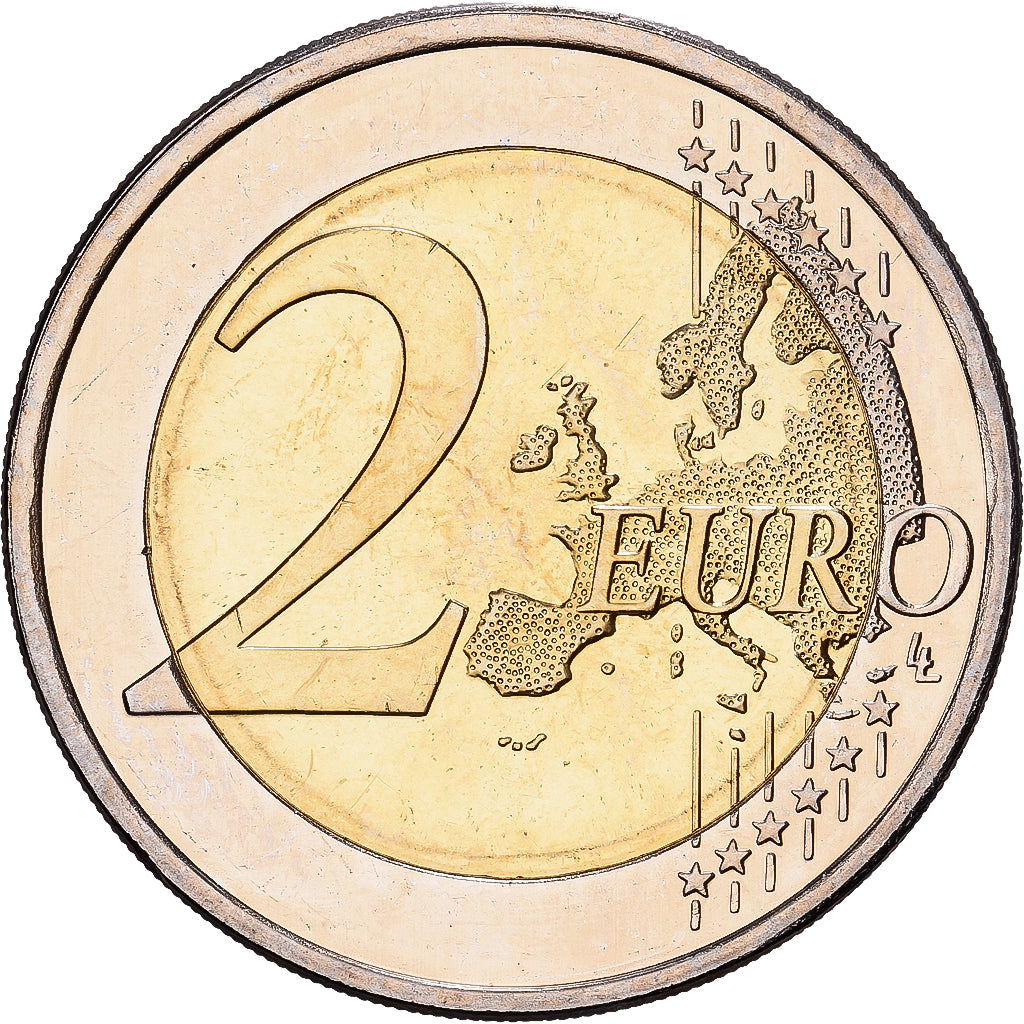 Cyprus, 2 Euro, 2008, Bi-Metallic, PR+, KM:85