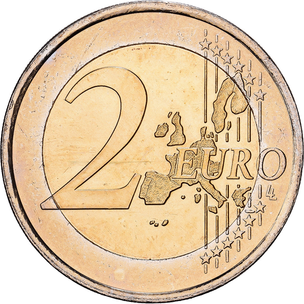 Netherlands, Beatrix, 2 Euro, 2002, Utrecht, Bi-Metallic, MS(60-62), KM:241