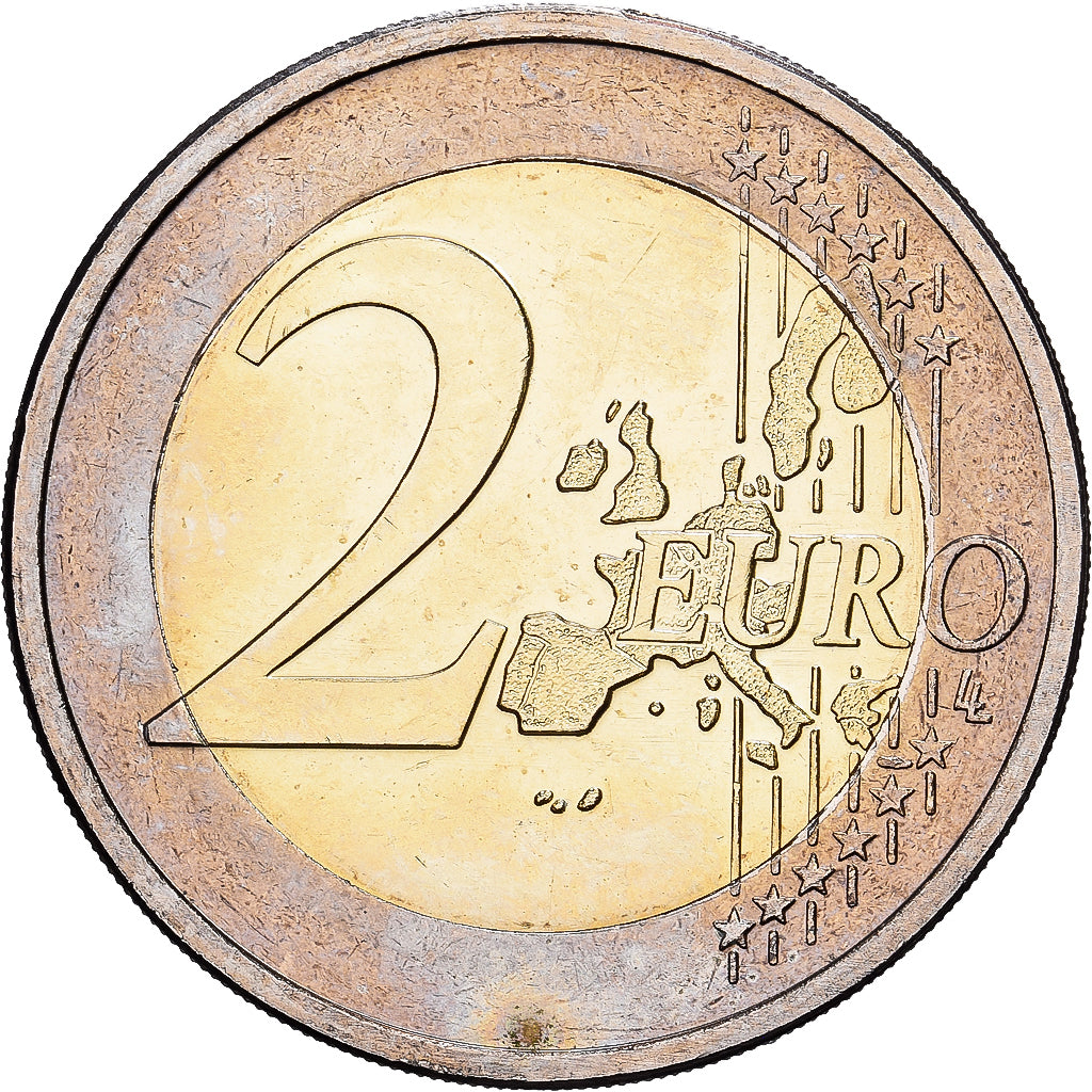 Luxembourg, Henri, 2 Euro, 2002, Utrecht, Bi-Metallic, MS(60-62), KM:82