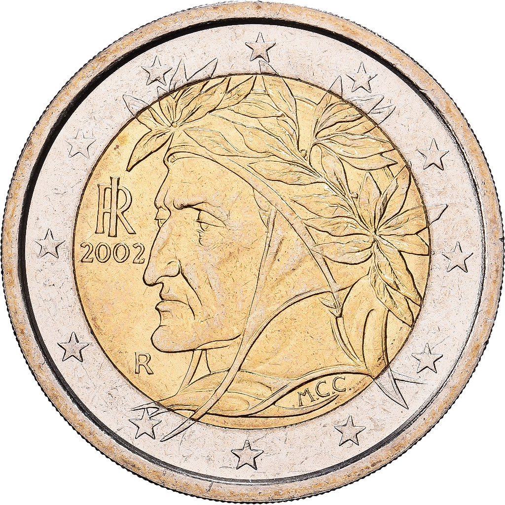 Italy, 2 Euro, 2002, Rome, Bi-Metallic, MS(60-62), KM:217