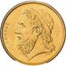 Griechenland, 50 Drachmes, 2000, Athens, Aluminum-Bronze, UNZ, KM:147