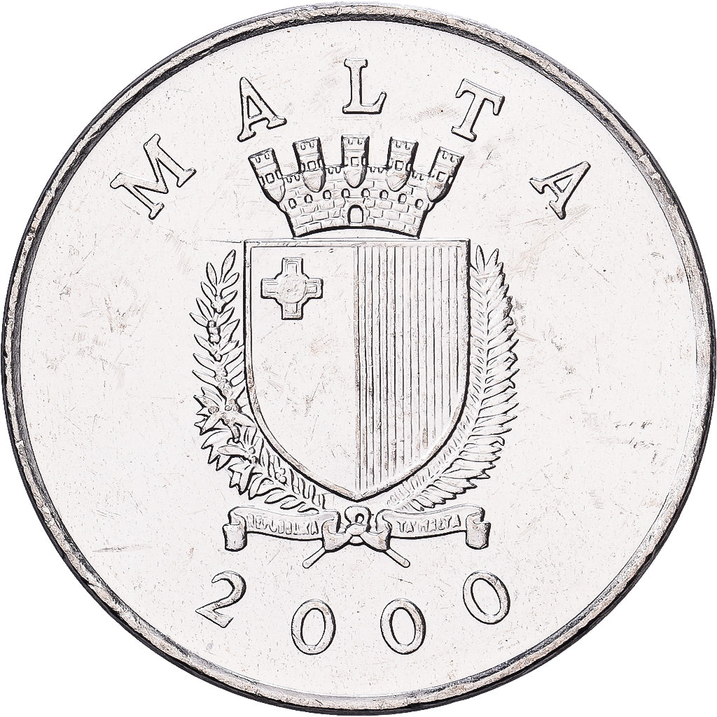 Malta, Lira, 2000, Nikiel, MS(63), KM:99