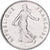 France, 5 Francs, Semeuse, 1987, Paris, Nickel Clad Copper-Nickel, MS(60-62)