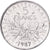 France, 5 Francs, Semeuse, 1987, Paris, Nickel Clad Copper-Nickel, MS(60-62)