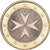Malta, Euro, 2008, Paris, Bimetálico, EBC+, KM:131