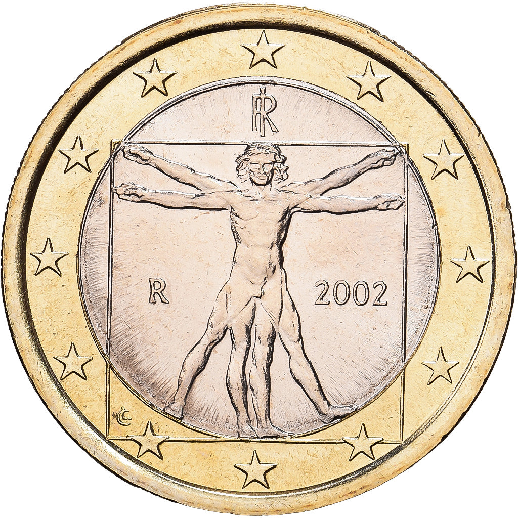 Italy, Euro, 2002, Rome, Bi-Metallic, MS(60-62), KM:216