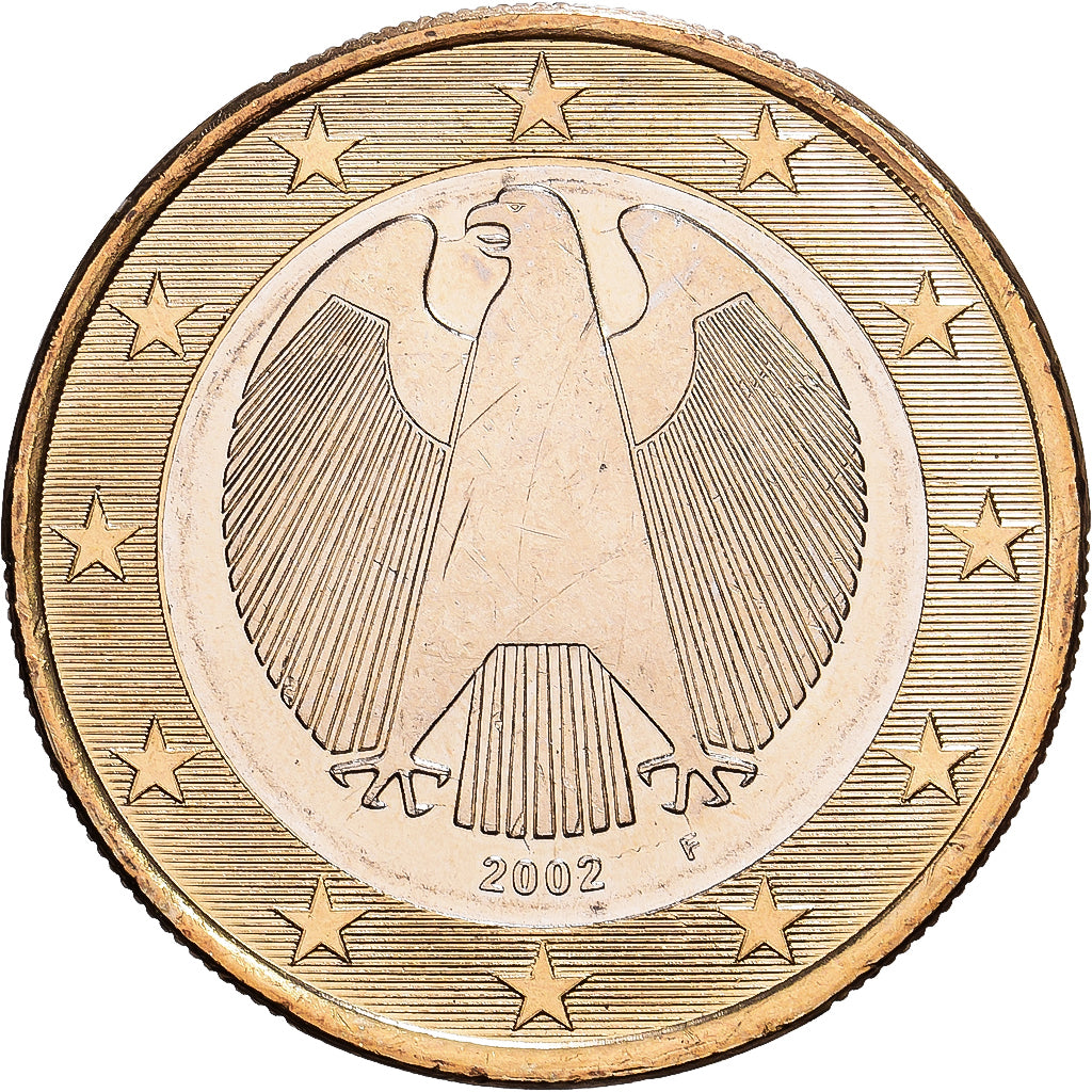 République fédérale d'Allemagne, Euro, 2002, Stuttgart, Bimétallique, SUP+