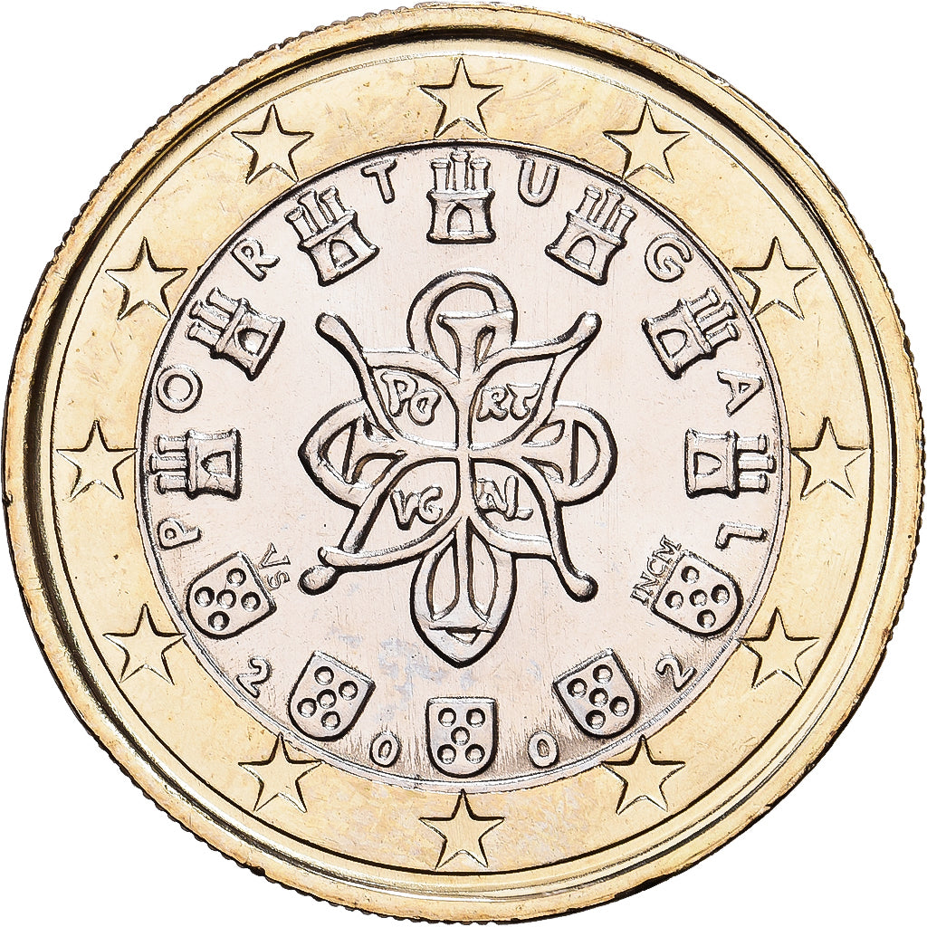 Portugal, Euro, 2002, Lisbon, Bi-Metallic, MS(60-62), KM:746
