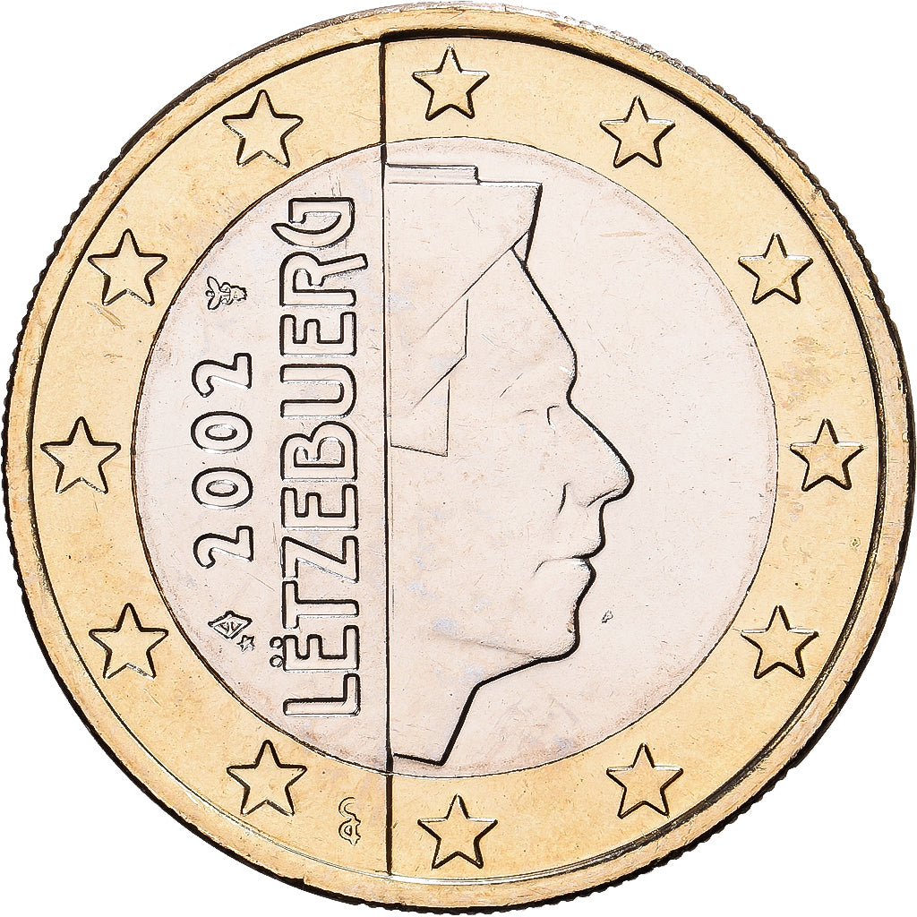 Luxembourg, Henri, Euro, 2002, Utrecht, Bi-Metallic, MS(60-62), KM:81