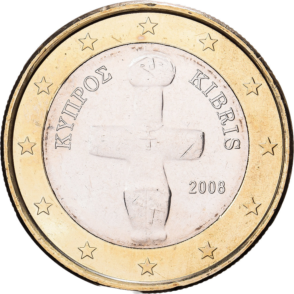 Chypre, Euro, 2008, Bimétallique, SUP+, KM:84