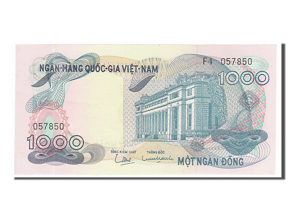 Banknot, Południowy Wiet Nam, 1000 D<ox>ng, 1971, UNC(65-70)