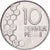 Finlândia, 10 Pennia, 1996, Cobre-níquel, AU(55-58), KM:65