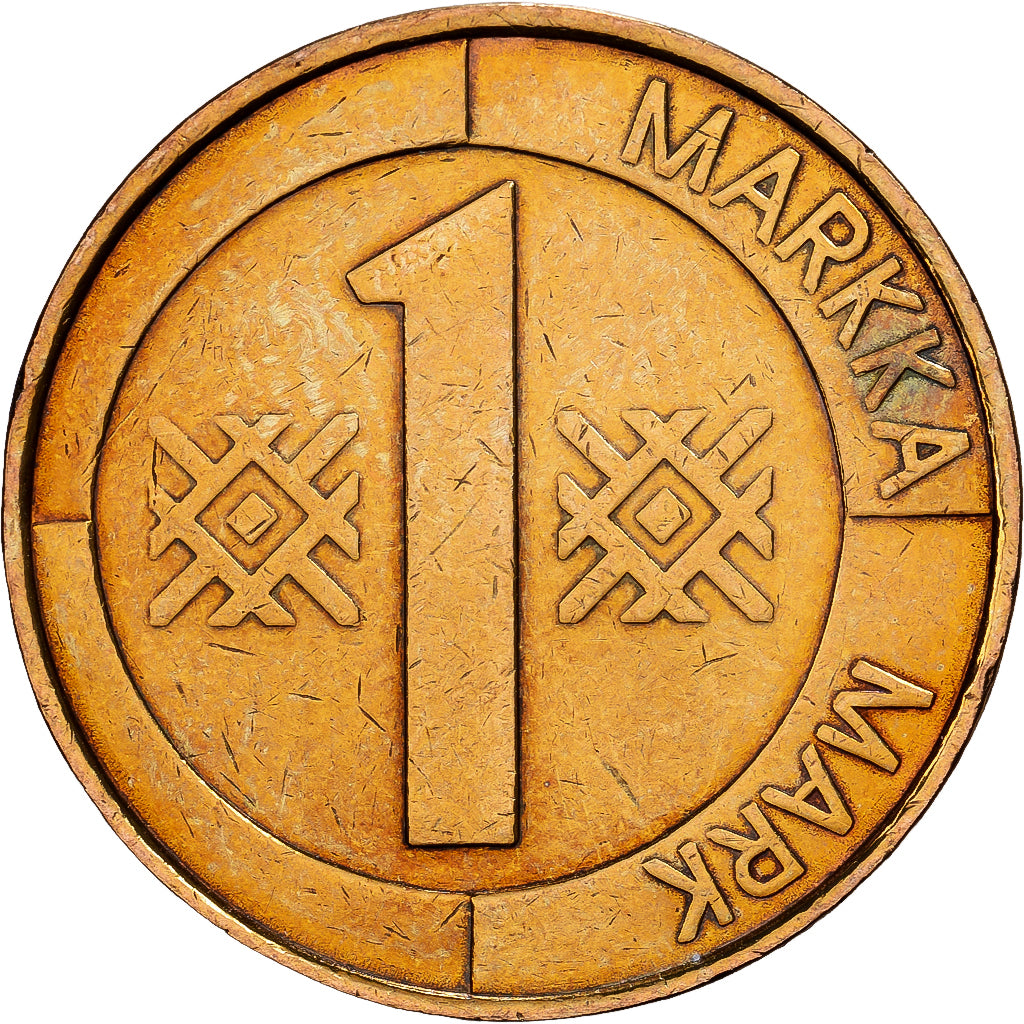 Finland, Markka, 1993, Aluminum-Bronze, AU(55-58), KM:76