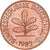 Bundesrepublik Deutschland, 2 Pfennig, 1982, Munich, Copper Plated Steel, UNZ