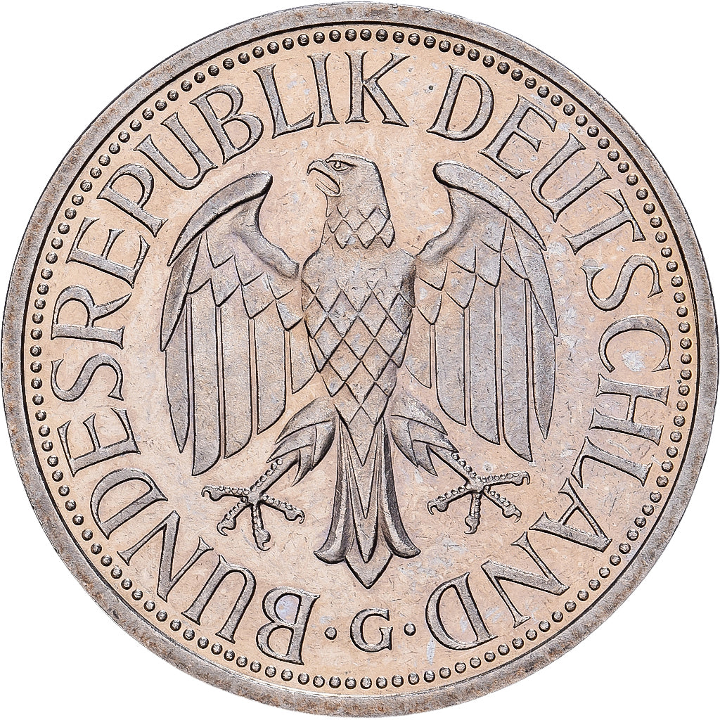Federal Republic of Germany, Mark, 1977, Karlsruhe, Copper-nickel, MS(60-62)
