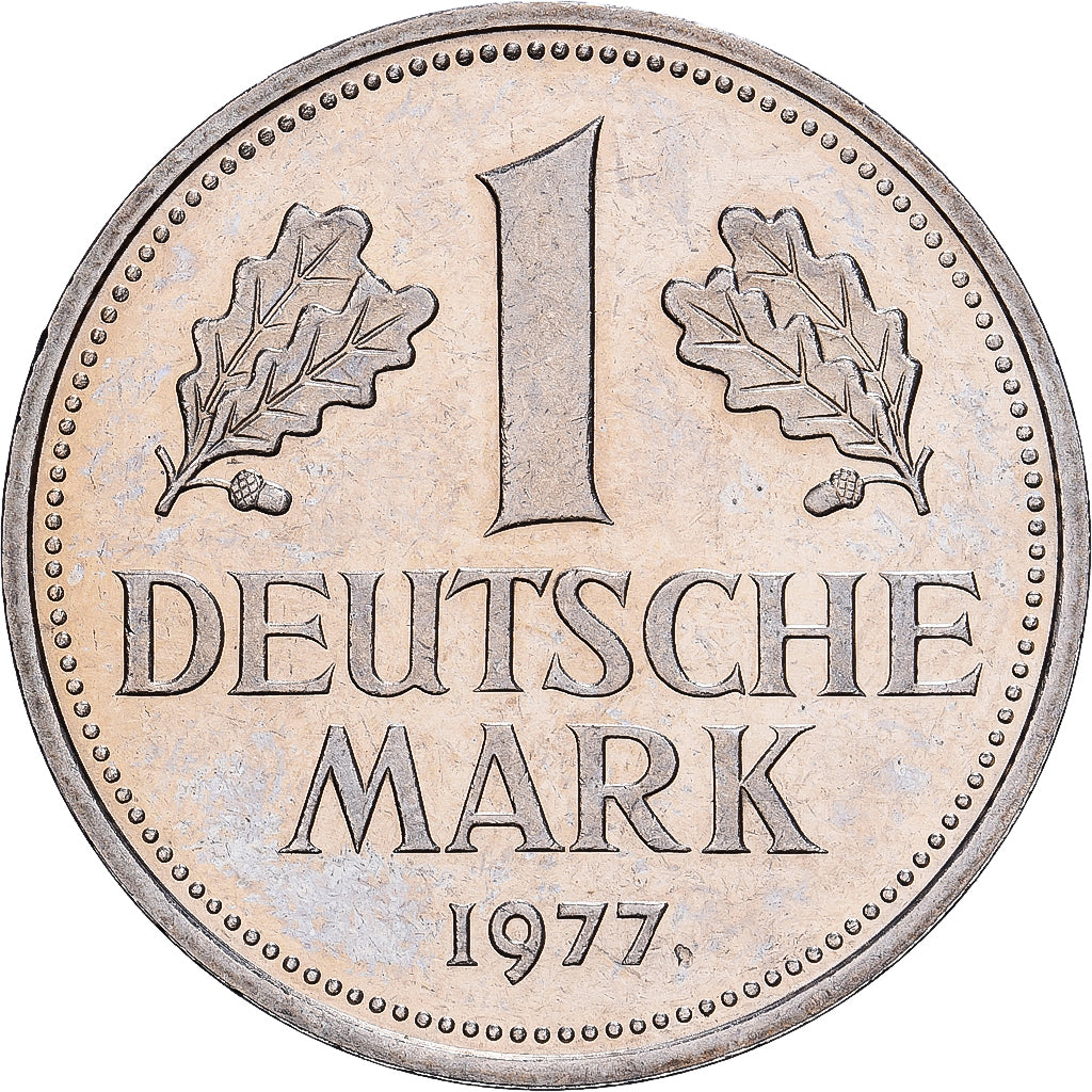 Federal Republic of Germany, Mark, 1977, Karlsruhe, Copper-nickel, MS(60-62)