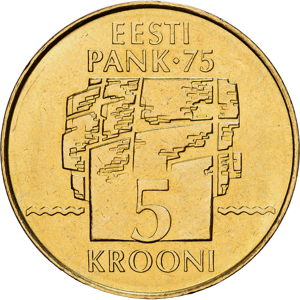 Estonia, 5 Krooni, 1994, Aluminum-Bronze, MS(60-62), KM:30