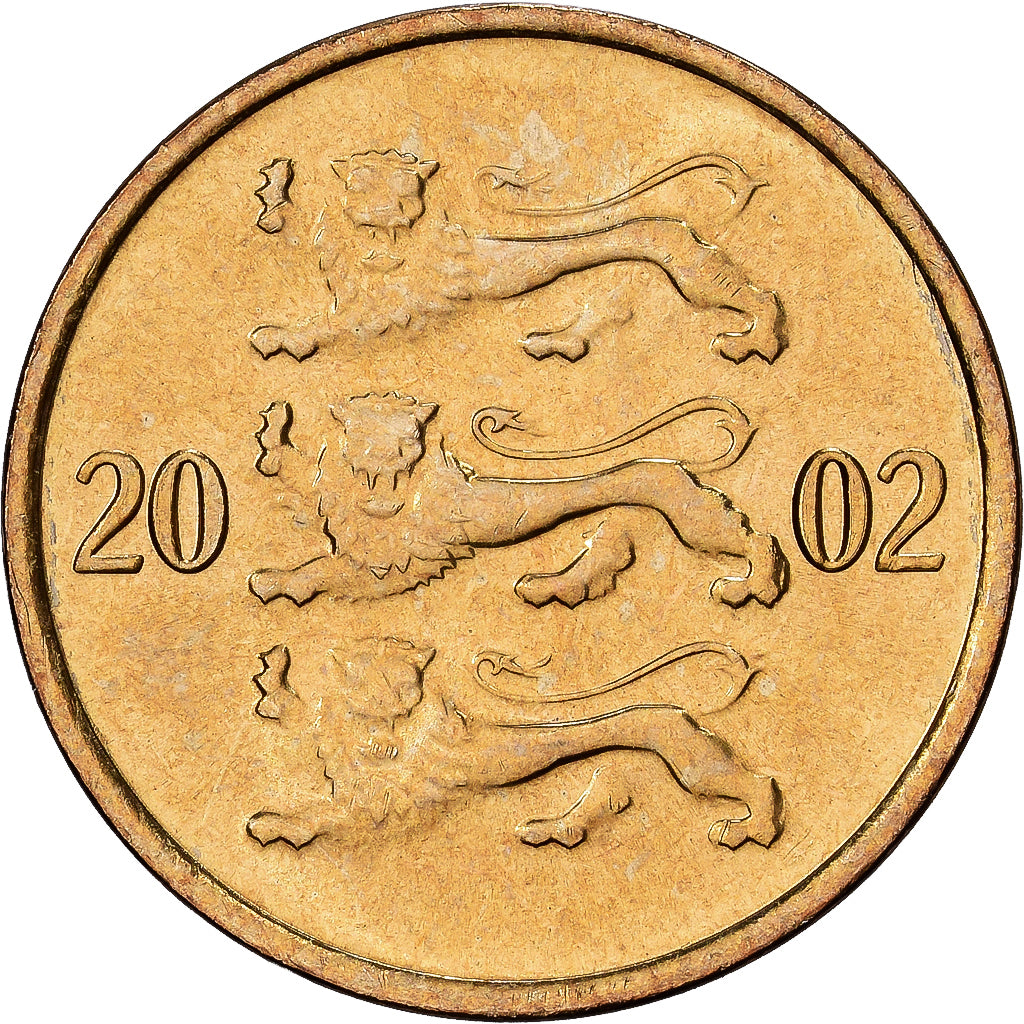 Estonia, 10 Senti, 2002, no mint, Aluminum-Bronze, MS(60-62), KM:22