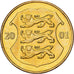 Estonia, Kroon, 2001, no mint, Aluminum-Bronze, VZ+, KM:35