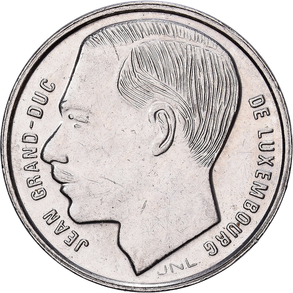 Luxembourg, Jean, Franc, 1991, Nickel plated steel, MS(60-62), KM:63