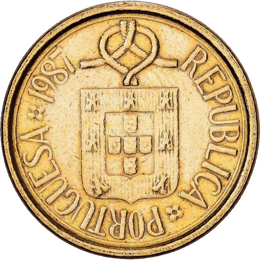 Portugal, 5 Escudos, 1987, Lisbonne, Nickel-Cuivre, TTB, KM:632