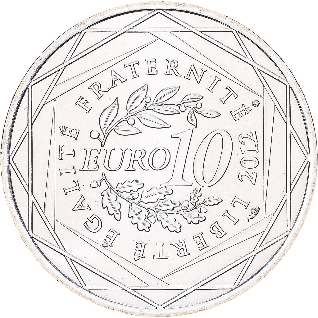 France, 10 Euro, Bretagne, 2012, Paris, Silver, MS(60-62), Gadoury:EU514
