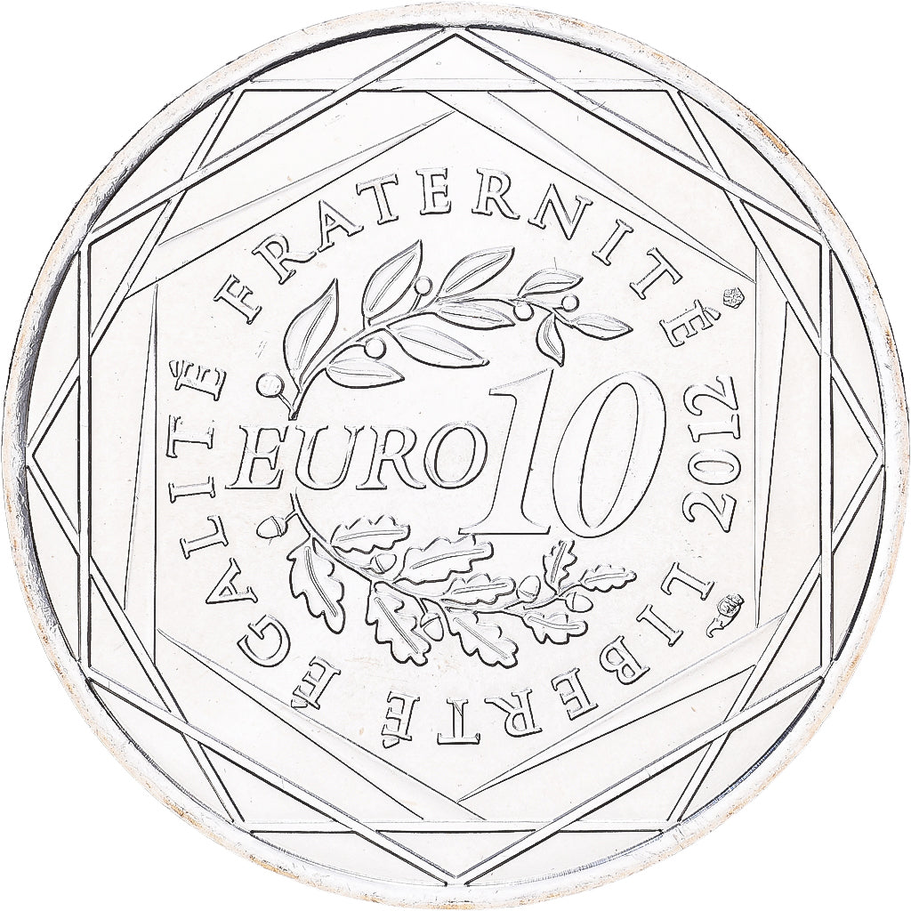 France, 10 Euro, Basse-Normandie, 2012, Paris, Argent, SUP+, Gadoury:EU514