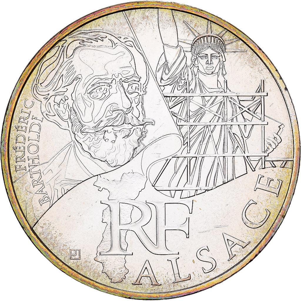 France, 10 Euro, Alsace, 2012, Paris, Argent, SUP+, Gadoury:EU514, KM:1870