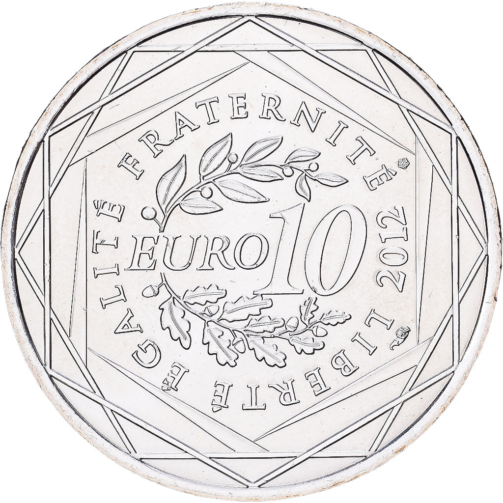 France, 10 Euro, Alsace, 2012, Paris, Argent, SUP+, Gadoury:EU514, KM:1870