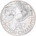 France, 10 Euro, Poitou-Charentes, 2012, Paris, Silver, MS(60-62)