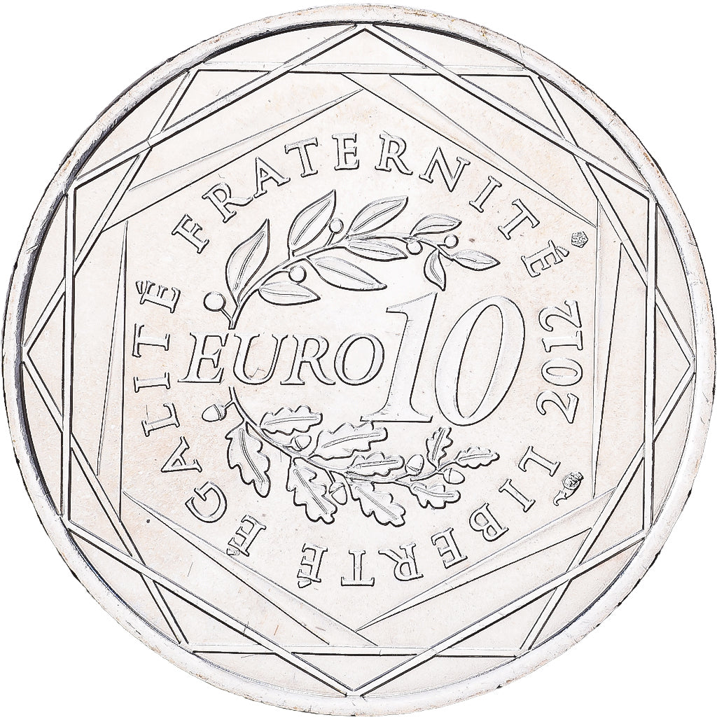 France, 10 Euro, Midi-Pyrénées, 2012, Paris, Silver, MS(60-62), Gadoury:EU514