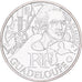 France, 10 Euro, Guadeloupe, 2012, Paris, Silver, MS(60-62), Gadoury:EU514