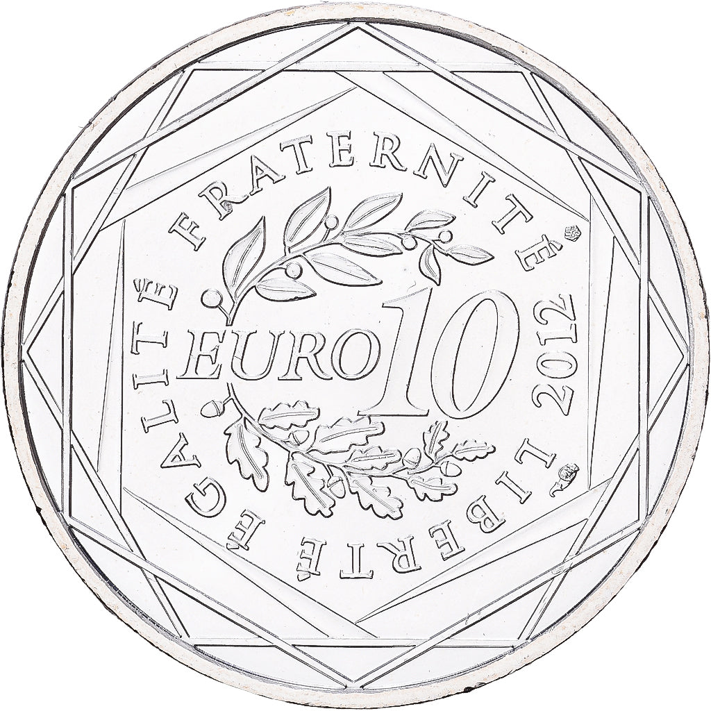 France, 10 Euro, Martinique, 2012, Paris, Argent, SUP+, Gadoury:EU514, KM:1879