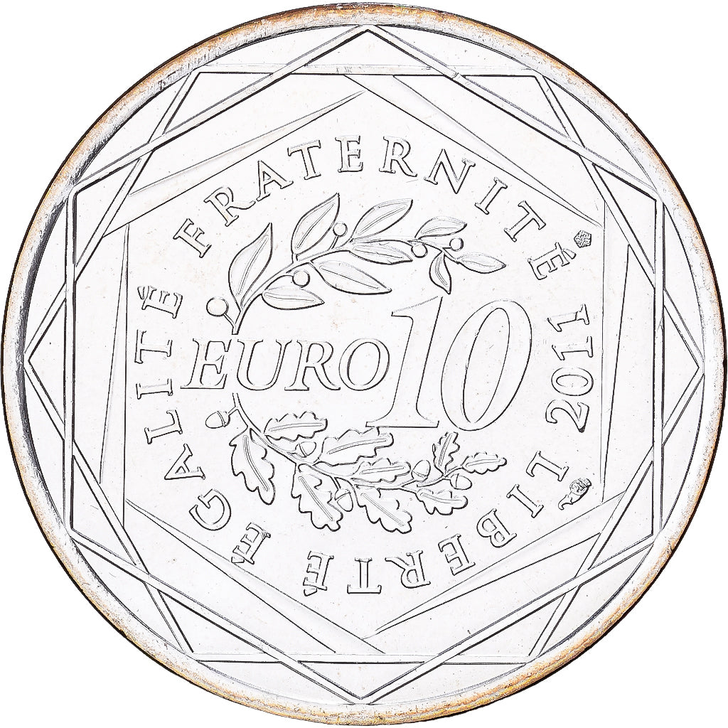 France, 10 Euro, Bretagne, 2011, Paris, Silver, MS(60-62), Gadoury:EU450