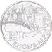 France, 10 Euro, Rhône-Alpes, 2011, Paris, Silver, MS(60-62), Gadoury:EU450