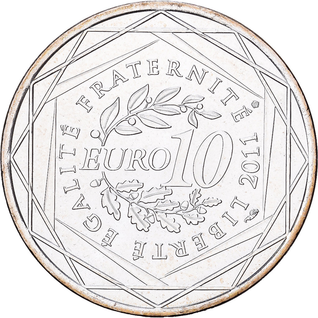 Francia, 10 Euro, Midi-Pyrénées, 2011, Paris, Argento, SPL, Gadoury:EU450