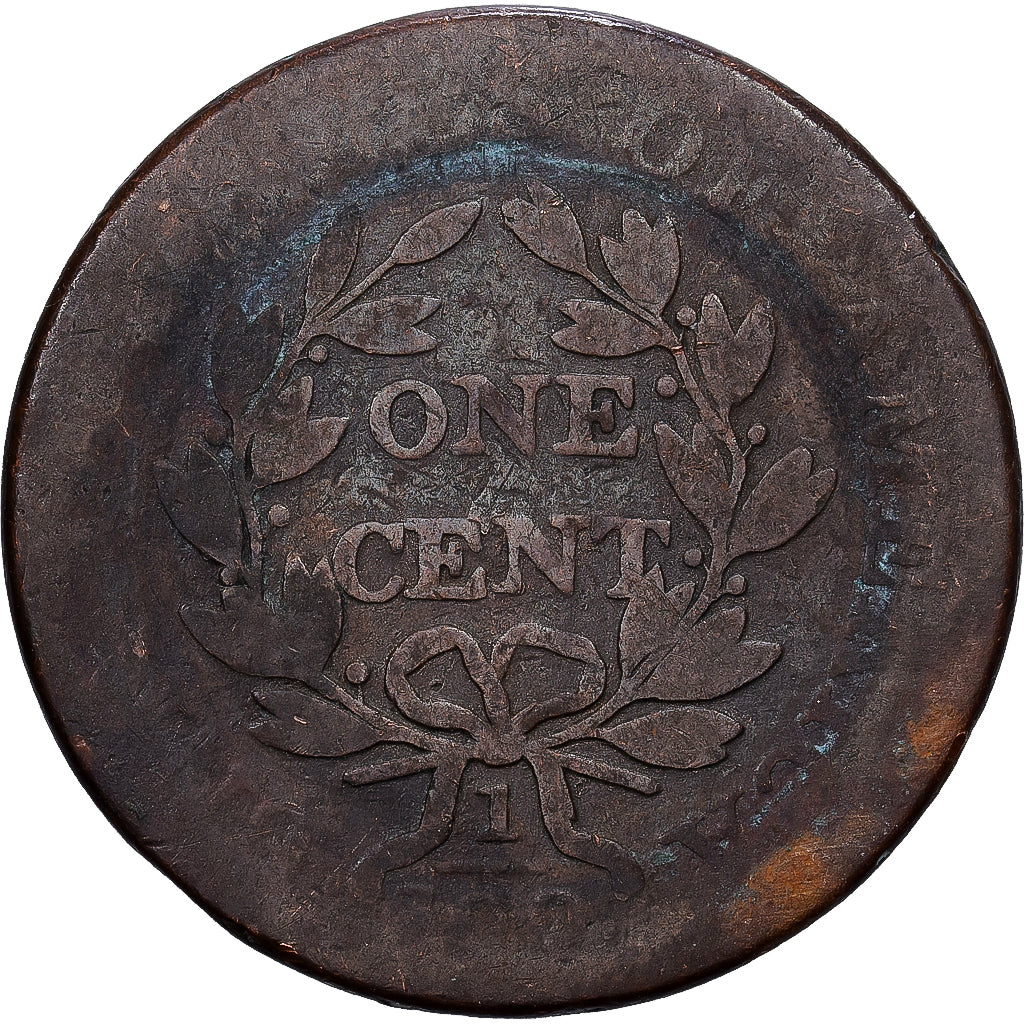 Verenigde Staten, Cent, Draped Bust Cent, 1803, U.S. Mint, Koper, ZG, KM:22