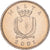 Malta, 25 Cents, 2001, Franklin Mint, Miedź-Nikiel, AU(55-58), KM:97