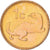 Malta, Cent, 2001, Franklin Mint, Níquel - latón, EBC, KM:93