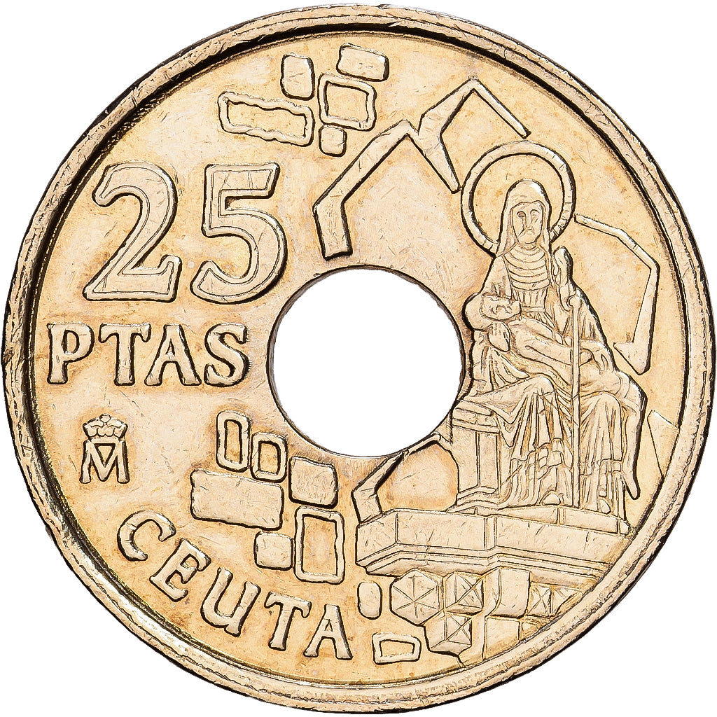 Spain, Juan Carlos I, 25 Pesetas, 1998, Madrid, Aluminum-Bronze, AU(55-58)